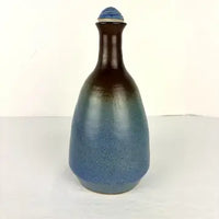 Mid Century Modern Signed Scandinavian Stoneware Bottle