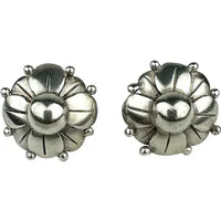 Midcentury Hector Aguilar Mexican Silver Earrings