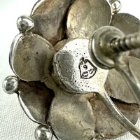 Midcentury Hector Aguilar Mexican Silver Earrings