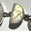 Moonstone and Sterling Silver Link Bracelet