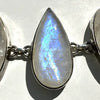 Moonstone and Sterling Silver Link Bracelet