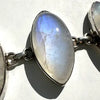 Moonstone and Sterling Silver Link Bracelet