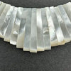 Mother of Pearl Bib Necklace with 14K Clasp