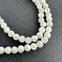 Mother of Pearl Bib Necklace with 14K Clasp