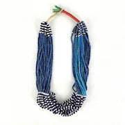 Naga Multi Colored Glass Bead Necklace