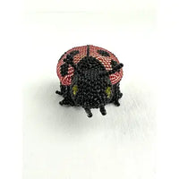 Native American Miniature Beaded Ladybug