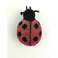 Native American Miniature Beaded Ladybug