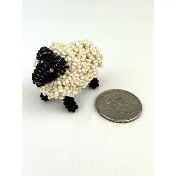 Native American Miniature Beaded Lamb