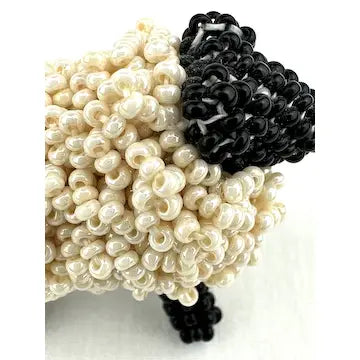 Native American Miniature Beaded Lamb