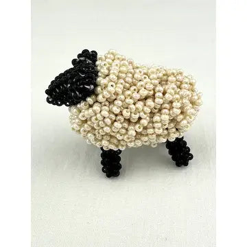 Native American Miniature Beaded Lamb