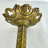 Pair of Antique Italian Paschal Brass Altar Candlesticks