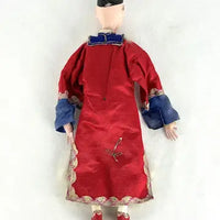 Pair of Early 20th c Chinese Opera Dolls