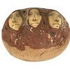 Rainbow Face Pottery Box Attributed to Judith Holdsworth