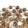 Rudraksha Mala Sterling Capped Prayer Beads