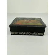 Russian Hand Painted Lacquer Box of Vasilissa the Fair