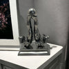 Elias Pewter Sculpture of Two Jesters Balancing a Ball