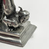 Elias Pewter Sculpture of Two Jesters Balancing a Ball