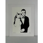 SIA (Death NYC) Signed Numbered Lithograph of Leonardo DiCaprio and a Storm Trooper