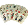 Set of 19 Antique Turkish Trophies Advertising Cards