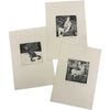 Set of Three Etchings of Zodiac Signs by Baldacci