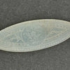 Six Oval Antique Chinese Mother of Pearl Gaming Tokens