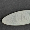 Six Oval Antique Chinese Mother of Pearl Gaming Tokens