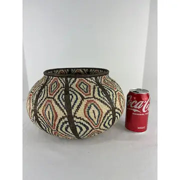 Tightly Woven Wounaan-Embera Panama Tribe Basket