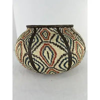 Tightly Woven Wounaan-Embera Panama Tribe Basket