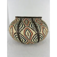 Tightly Woven Wounaan-Embera Panama Tribe Basket