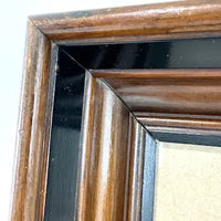 Victorian Deep Walnut Picture Frame 10.5” x 12.5” Opening