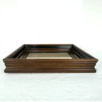 Victorian Deep Walnut Picture Frame 10.5” x 12.5” Opening