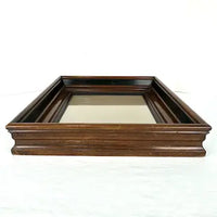 Victorian Deep Walnut Picture Frame 10.5” x 12.5” Opening