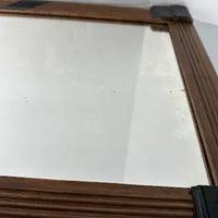 Victorian Ebonized Walnut Mirror