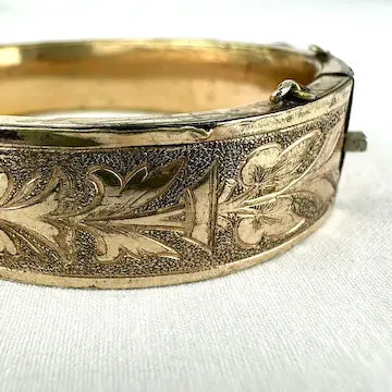 Victorian Gold Filled Bangle Bracelet