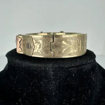 Victorian Gold Filled Bangle Bracelet