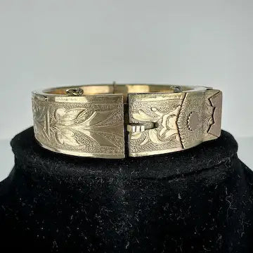 Victorian Gold Filled Bangle Bracelet