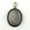 Victorian Silver Floral Engraved Locket