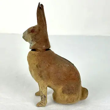 Vintage 5” German Easter Bunny Candy Container