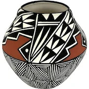 Vintage Acoma Native American Pottery Signed TL