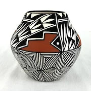 Vintage Acoma Native American Pottery Signed TL