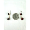 Vintage Articulated Rhodolite Garnet Earrings