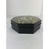 Black Lacquer Vintage Chinese Box with Mother of Pearl Inlay