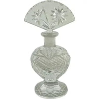 Vintage Bohemian Cut Glass Perfume Bottle