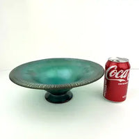 Vintage Brent Cox Hand Blown Art Glass Bowl