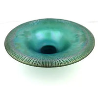 Vintage Brent Cox Hand Blown Art Glass Bowl