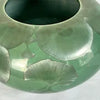 Vintage Celadon Crystaline Studio Pottery Signed Bowl