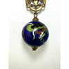 Vintage Chinese Cloisonne Pendant Necklace