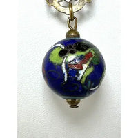 Vintage Chinese Cloisonne Pendant Necklace