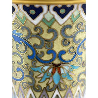 Vintage Chinese Cloisonné Vase with Herons