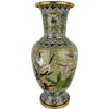 Vintage Chinese Cloisonné Vase with Herons